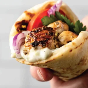 Chicken in pitta bread